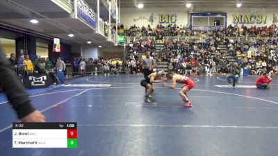 121 lbs R-32 - Jacob Bond, Baylor-TN vs Tommy Marchetti, Delbarton-NJ