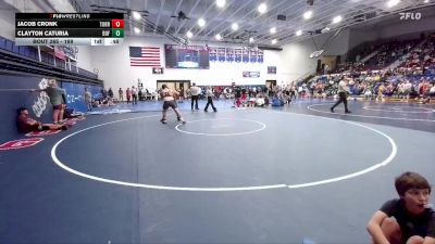 189 lbs Cons. Round 1 - Clayton Caturia, Clear Creek Middle School vs Jacob Cronk, Torrington Middle School