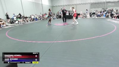 155 lbs Round 1 (8 Team) - Makenna Howell, Oklahoma vs Sage Rosario, Kansas