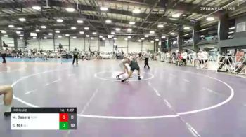 138 lbs Prelims - Mason Basara, Northampton vs Noah Mis, Illinois Menace