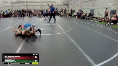 120 lbs Round 1 (4 Team) - Aydan Andrews, The Wrestling Mill vs RJ Morgan, Dayton Bandits