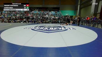126 lbs 5th Place - Vincent Contreras, Nampa vs Aaron Meza, Esperanza