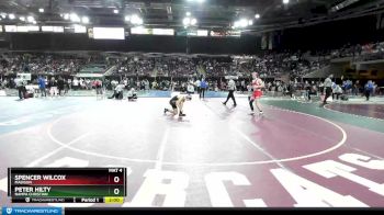 138 lbs Champ. Round 1 - Peter Hilty, Nampa Christian vs Spencer Wilcox, Madison