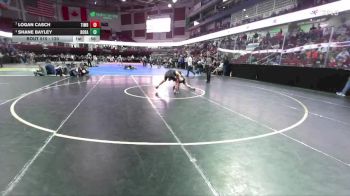 120 lbs Cons. Semi - Shane Bayley, Borah vs Logan Casch, Timberline