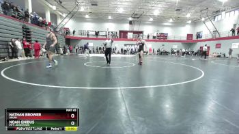 184 lbs Champ. Round 1 - Noah Gnibus, Pitt-Johnstown vs Nathan Brower, Drury