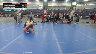 141 lbs Cons. Round 4 - Logan Chornoby, Unattached vs Luke Carpenter, WVU Tech (W.Va.)