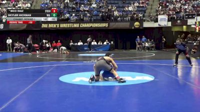 141 lbs Champ. Round 1 - Skyler Hickman, Wash. & Lee vs Nico Diaz, Stevens