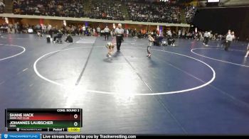 63 lbs Cons. Round 2 - Johannes Laubscher, Iowa vs Shane Hack, Indee Mat Club