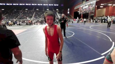 57 lbs Quarterfinal - Kamden Moser, Spearfish Youth WC vs Karter Curtiss, Project WC