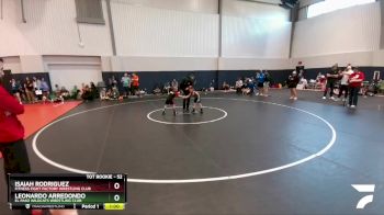 52 lbs Semifinal - Leonardo Arredondo, El Paso Wildcats Wrestling Club vs Isaiah Rodriguez, Fitness Fight Factory Wrestling Club
