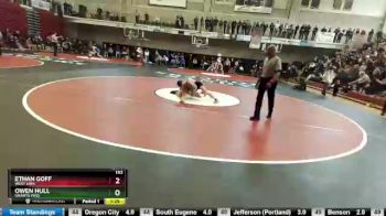 132 lbs Quarterfinal - Ethan Goff, West Linn vs Owen Hull, Grants Pass