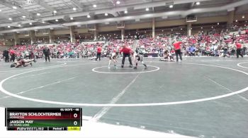 46 lbs Champ. Round 2 - Jaxson May, CK Young Lions vs Brayton Schlochtermeier, Hoisington