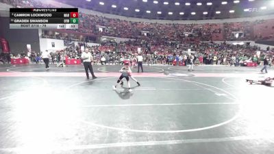 79 lbs Cons. Round 4 - Camron Lockwood, Marathon vs Graden Swanson, Omro Youth Wrestling