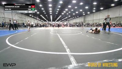 76 lbs Rr Rnd 3 - Covington Allen, LWA 12U vs Koa Cu, Team Dash 12U