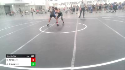 130 lbs Round Of 16 - Brady Jones, Rancho Bernardo WC vs Armando Chavez, Scotsmen WC
