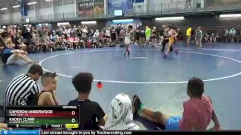 95 lbs Semis & 3rd Wb (16 Team) - Cameron Underwood, Fight Club vs Kaden Clark, Alabama Elite Gold