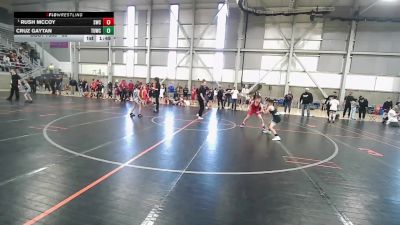 85 lbs Champ. Round 2 - Rush McCoy, Steelclaw Wrestling Club vs Cruz Gaytan, Toppenish USA Wrestling Club