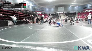 84 lbs Semifinal - Bowen Schubert, Chandler Takedown Club vs Jake Potts, Wagoner Takedown Club