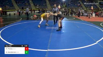 Consolation - Kade Flores, Green River High School Wolves vs Kyler Henderson, Natrona County High School