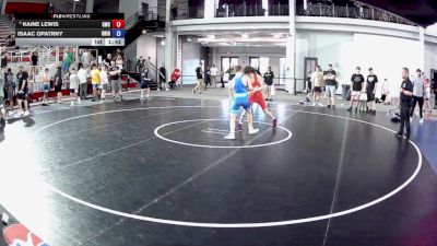 132 lbs Cons. Semis - Kaine Lewis, Gladiator Wrestling Club vs Isaac Opatrny, Ohio