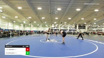 160 lbs Consi Of 4 - John Hansen, Tri-County vs Douglas Alyward, Triton