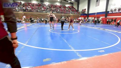 155 lbs Quarterfinal - Mariah Jones, Jenks High School vs Emilie Robbins, Sallisaw