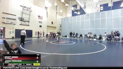144 lbs Cons. Round 3 - Jaxon Ferguson, Quincy vs Wyatt Green, Ellensburg