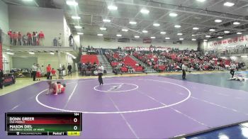 184 lbs Cons. Semi - Mason Diel, Colorado School Of Mines vs Donn Greer, CSU-Pueblo