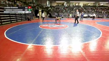 90 lbs Consolation - Kyheim Peterson, Glasgow Wrestling Academy vs Jeremiah Vanderbush, Gamehouse Training Center