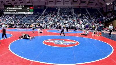 1A-150 lbs Semifinal - Harrison Murdock, Christian Heritage vs Dylan Naish, St Francis School