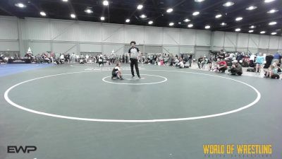 65 lbs 3rd Place - Emyle Thompson, Sisters On The Mat OK Teal vs Liliana Guerrero, Mojo K-6