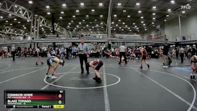 92 lbs Semis (4 Team) - Connnor Howe, Mat Assassins Red vs Blake Tomago, Headhunters