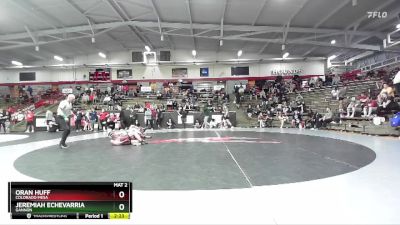 133 lbs Cons. Round 6 - Jeremiah Echevarria, Gannon vs Oran Huff, Colorado Mesa