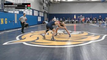 165 lbs Quarterfinal - Jack Richardson, Johnson & Wales vs Nate Wolyniec, Southern Maine