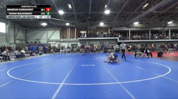 157 Silver Quarterfinal - Ethan Maldonado, Luther vs Braedon Dorshorst, Wisconsin-La Crosse