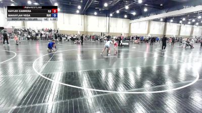 125 lbs Rr Rnd 1 - Kaylee Cabrera, Florida Scorpions vs Makaylah Vega, Black Flag Wrestling Academy