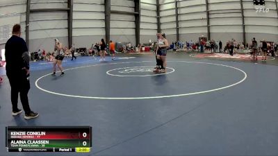 190 lbs Round 2 - Kenzie Conklin, Indiana Inferno vs Alaina Claassen, Team Pennsylvania