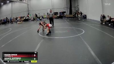 56 lbs Round 3 (4 Team) - Domick Goffredo, Revival Uprising Black vs Mason Smock, Warhawks