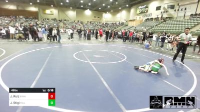 46 lbs Consolation - Juliette Ruiz, Spanish Springs WC vs J.j. Stigi, Fallon Outlaws WC