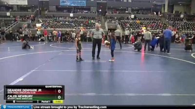 Quarterfinal - Caleb Newbury, Beaver Creek Wrestling vs DeAndre Denmark Jr, Deer Creek Wrestling Club