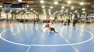 126 lbs Consi Of 64 #2 - Issac Davis, WV vs Mack Pell, WA