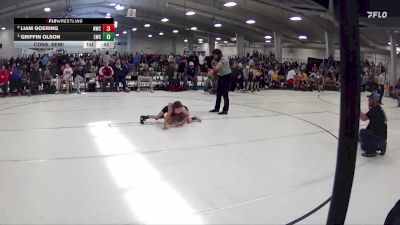 27 lbs Cons. Semi - Griffin Olson, Louisville Wrestling Club vs Liam Goering, Norris Wrestling Club