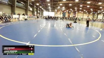 72 lbs Rd# 5- 3:45pm Friday Final Pool - Jace Rooney, Gotcha vs JAXON KRAEMER, West Coast Riders