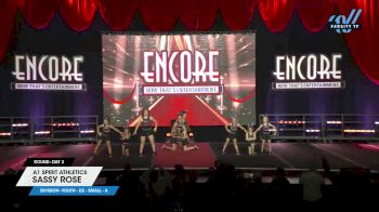 A1 Spirit Athletics - Sassy Rose [2024 L1 Youth - D2 - Small - A Day 3] 2024 Encore Grand Nationals