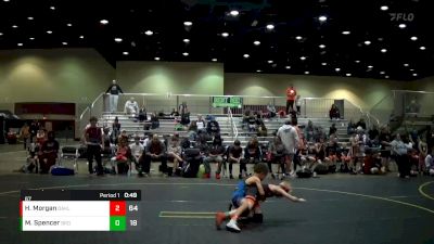 67 lbs Semis (4 Team) - Hudson Morgan, Rochester vs Max Spencer, Brighton Orange