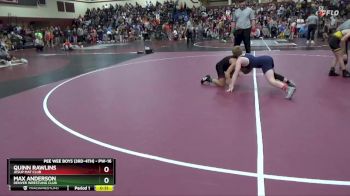 PW-16 lbs Cons. Semi - Max Anderson, Denver Wrestling Club vs Quinn Rawlins, Jesup Mat Club