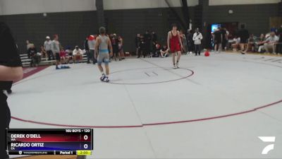 120 lbs Champ. Round 2 - Derek O`Dell, WA vs Ricardo Ortiz, CA