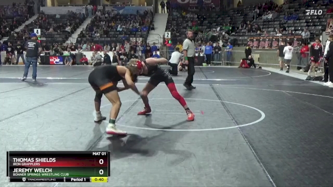 120 lbs Cons. Round 3 - Jeremy Welch, Bonner Springs Wrestling Club vs ...