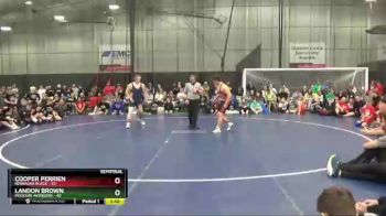 250 lbs Semis & 1st Wrestleback (8 Team) - Cooper Perrien, Nebraska Black vs Landon Brown, Missouri Avengers