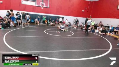 185 lbs Round 1 (6 Team) - Kyle Strother, Kansas Silver vs Roman Fraser, Spartan Mat Club